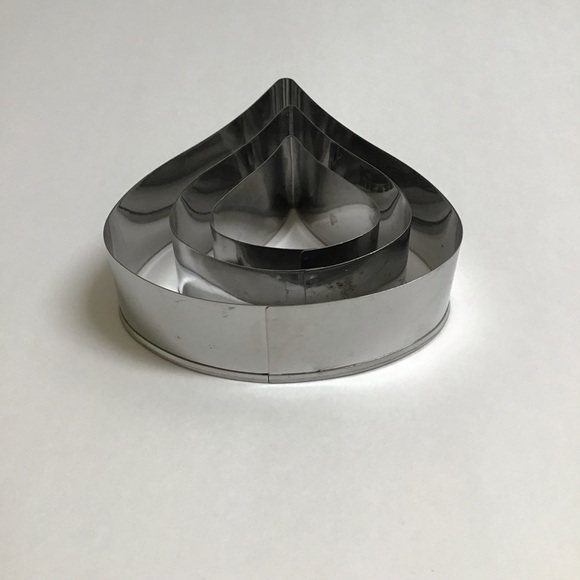 Hershey’s Kisses Cookie Cutter 3-PC NESTING SET Hershey's Brand Teardrop Crafts - Picture 10 of 10